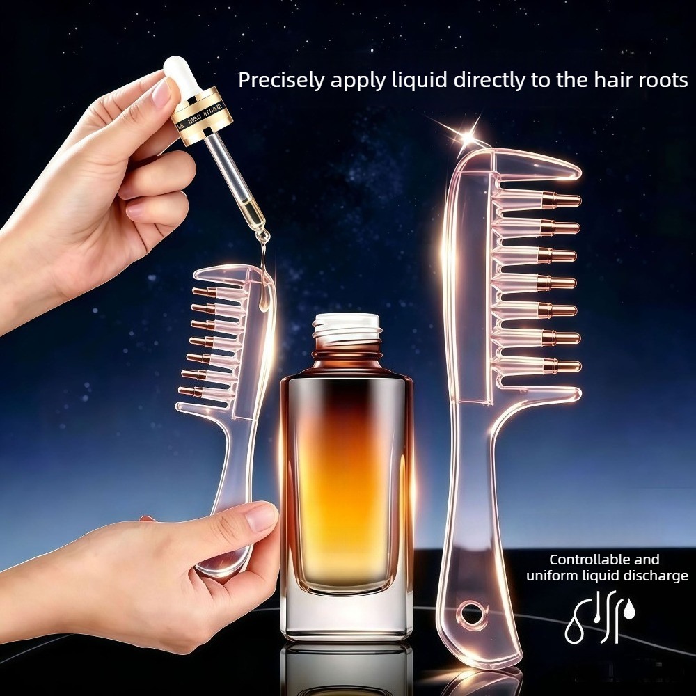 Root Stimulator Liquid - Portable Transparent Hair Root Comb Liquid