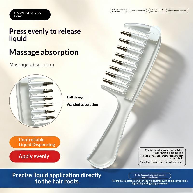 Root Stimulator Liquid - New Portable Transparent Hair Root Comb