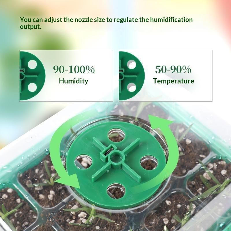 6/12-Cell Home Seed Starter Tr - Humidity Dome Kit 评论和价格