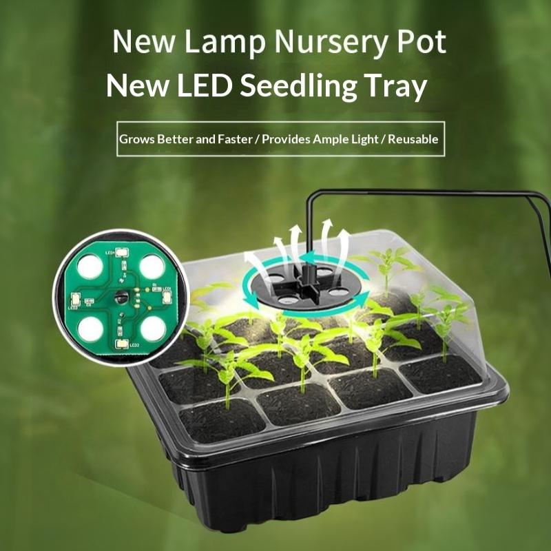 6/12-Cell Home Seed Starter Tr - Humidity Dome Kit 评论和价格