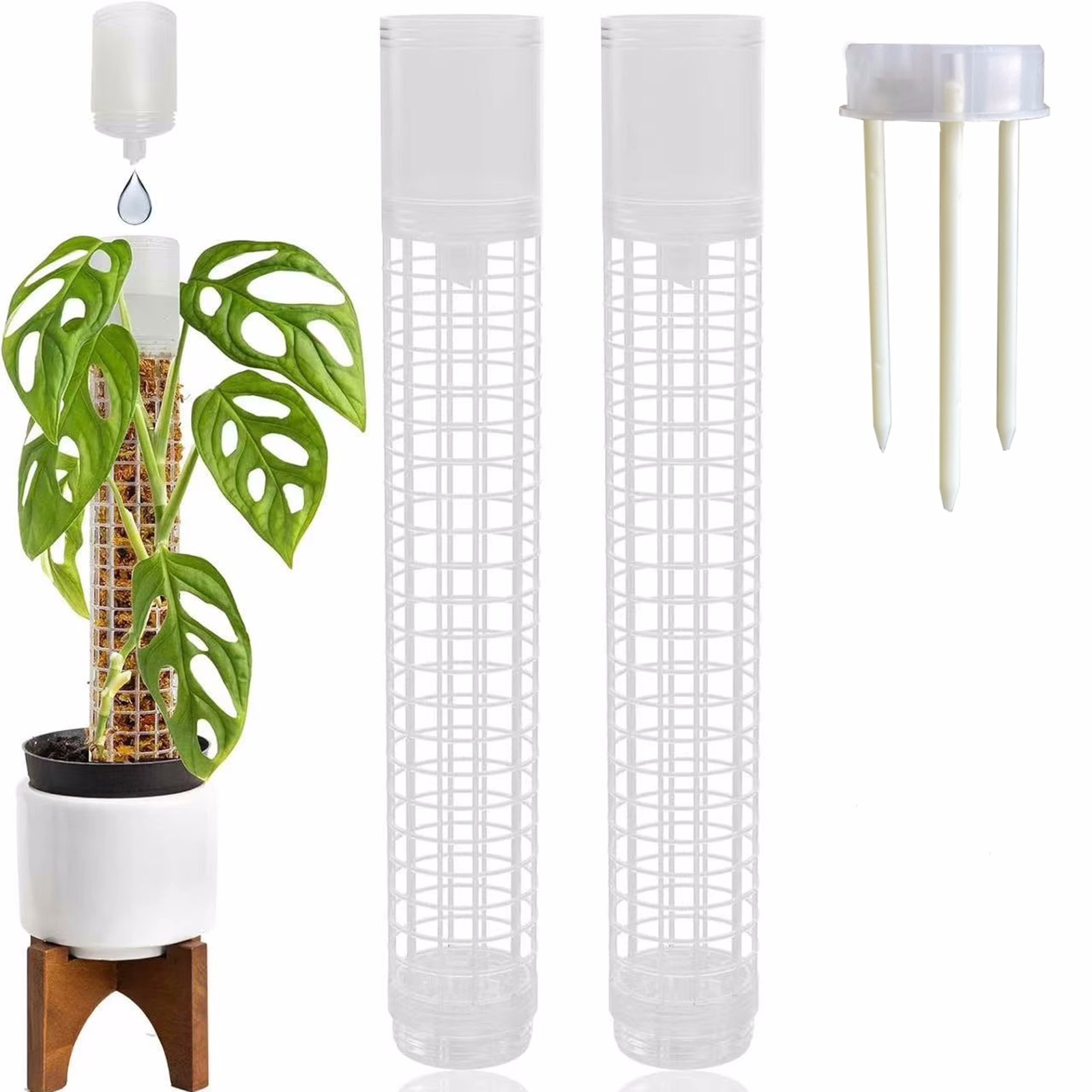 Moss Pole Plastic Plant Stand  - Sphagnum Moss Dry 评论和价格