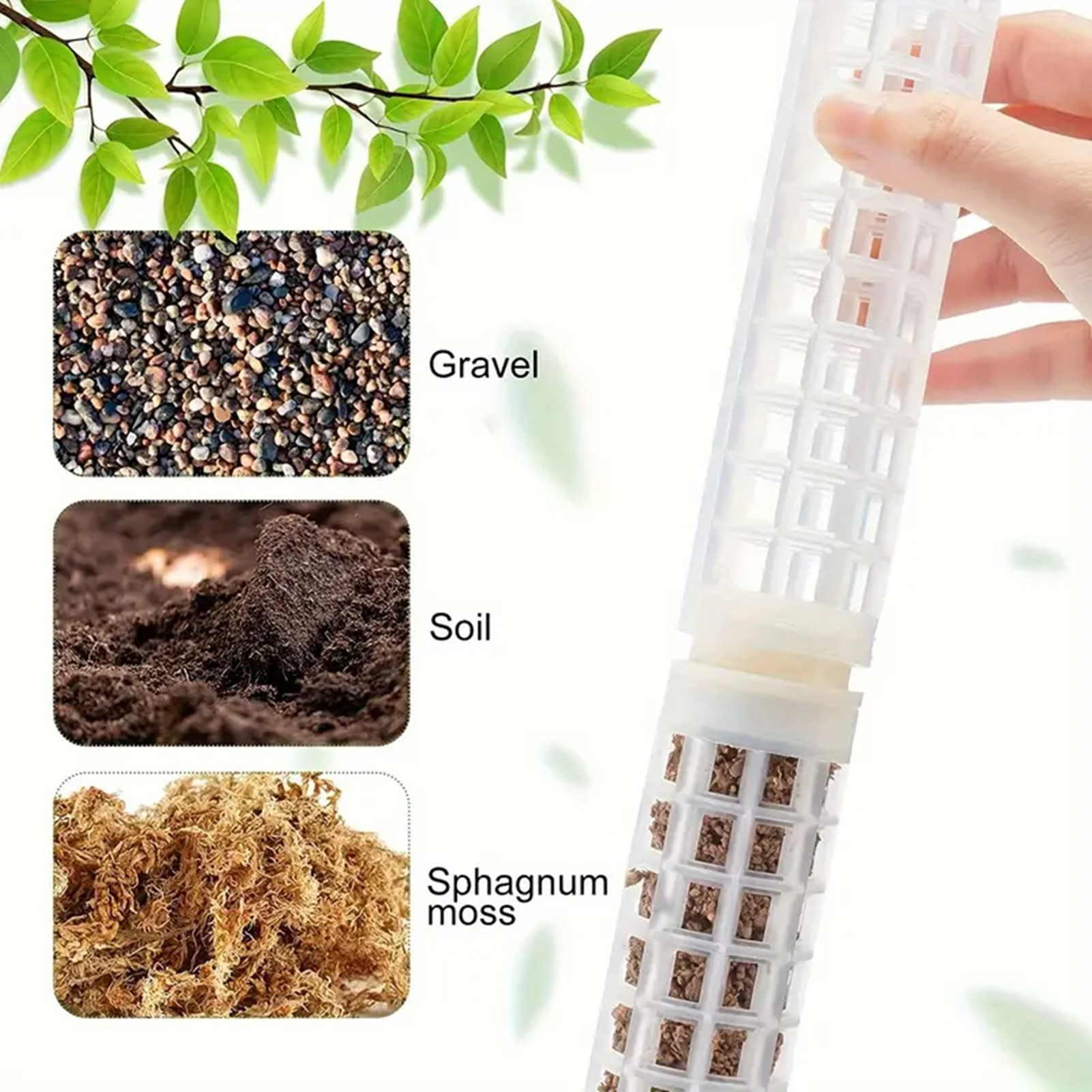 Moss Pole Plastic Plant Stand  - Sphagnum Moss Dry 评论和价格