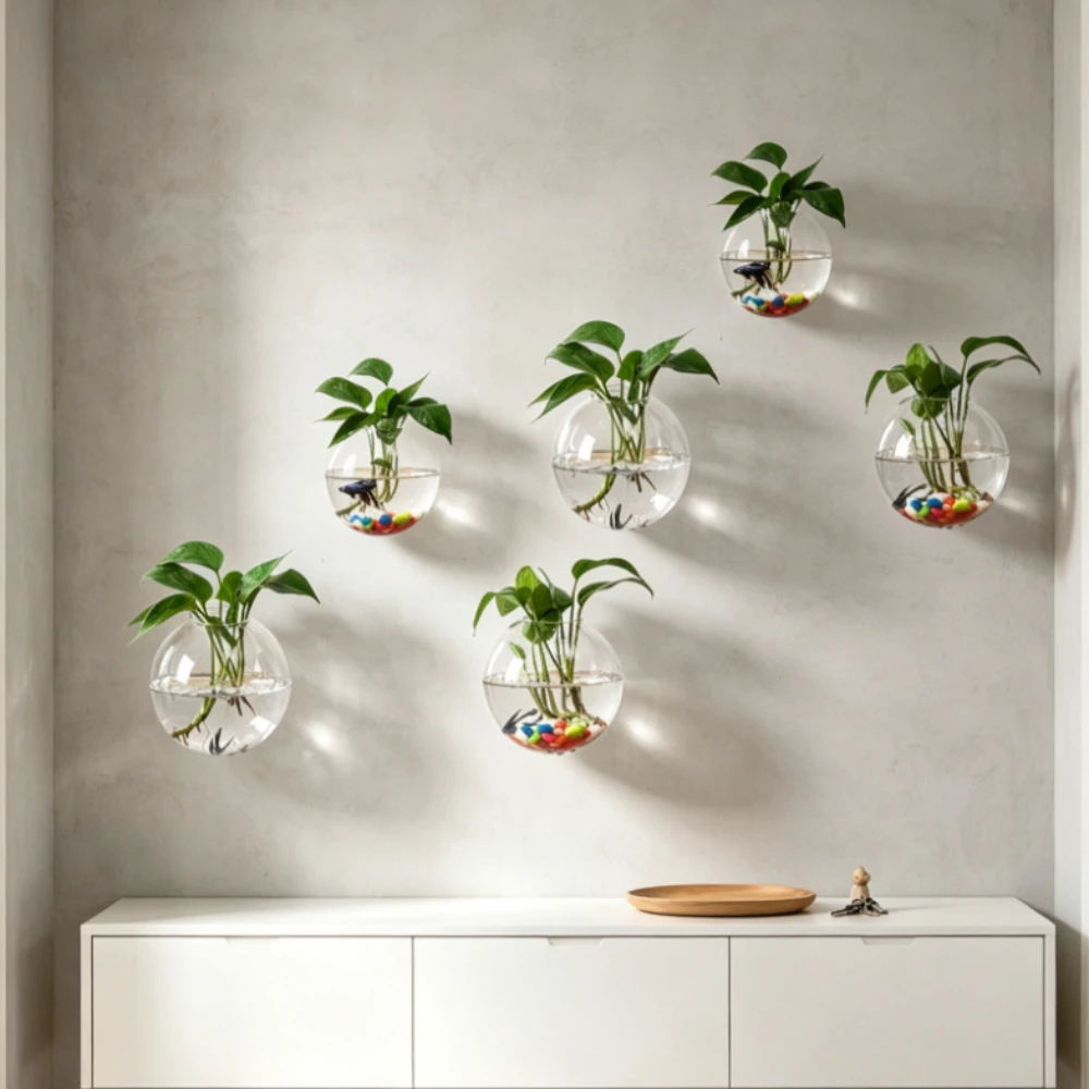 Wall Hanging Glass Hydroponic  - Propagation Station Vase 评论和价格